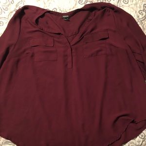 Torrid Chiffon button up top